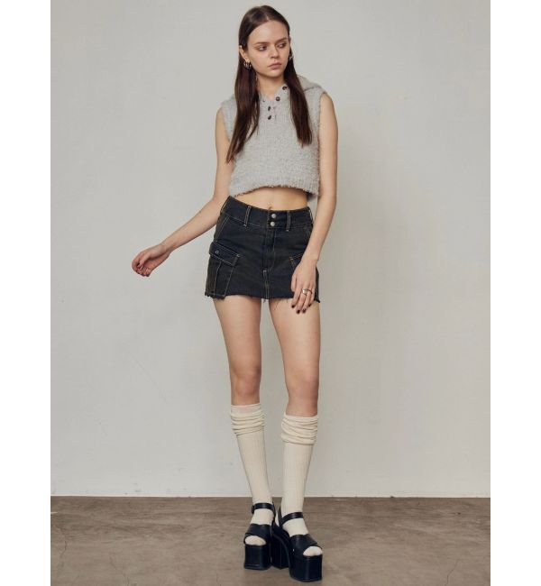 EMODA「デニムボックスミニスカート」|スカート|