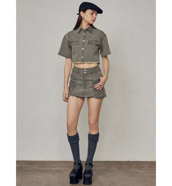 EMODA「デニムボックスミニスカート」|スカート|