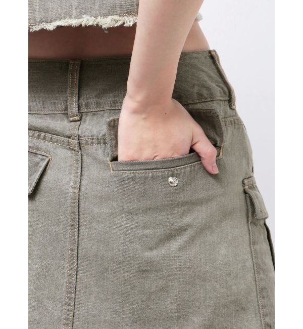 EMODA「デニムボックスミニスカート」|スカート|