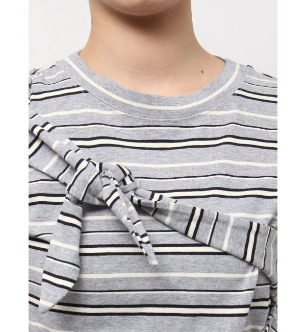 EMODA「ダブルリボンコンパクトTシャツ」|Tシャツ・カットソー|