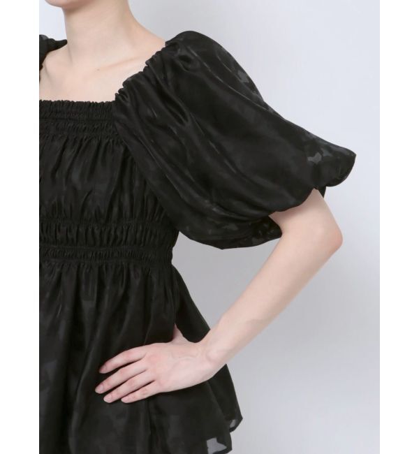 MERCURYDUO「オパールボリュームスリーブチュニック」|シャツ・ブラウス|