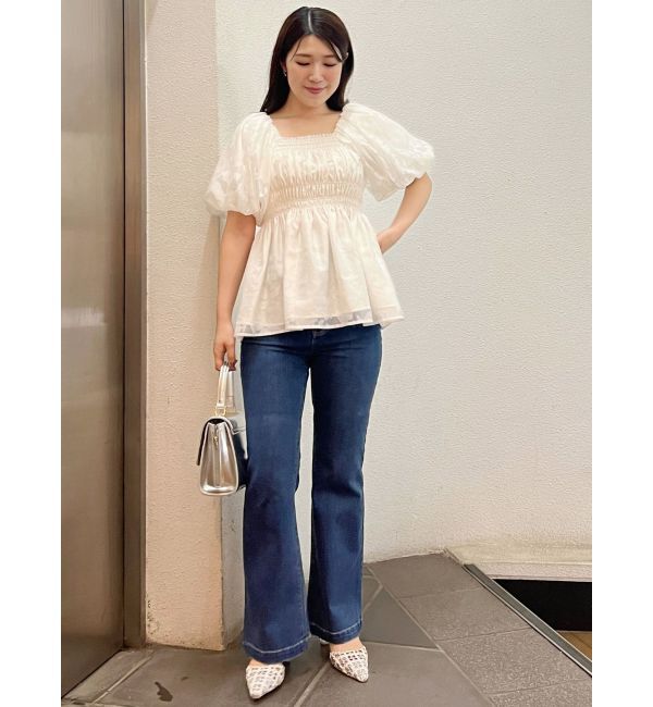 MERCURYDUO「オパールボリュームスリーブチュニック」|シャツ・ブラウス|