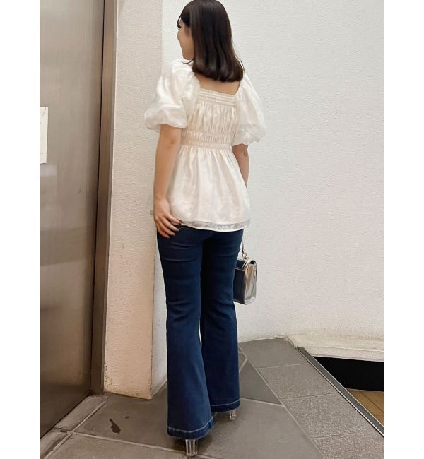 MERCURYDUO「オパールボリュームスリーブチュニック」|シャツ・ブラウス|