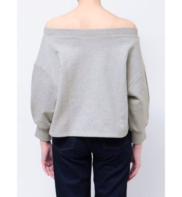 MERCURYDUO「裏毛オフショルクロップドカットソー」|Tシャツ・カットソー|