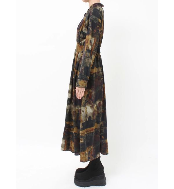 MURUA「ニュアンスパターンマキシワンピース」|ワンピース|