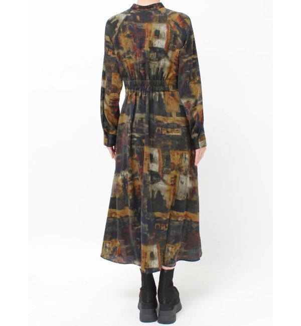 MURUA「ニュアンスパターンマキシワンピース」|ワンピース|