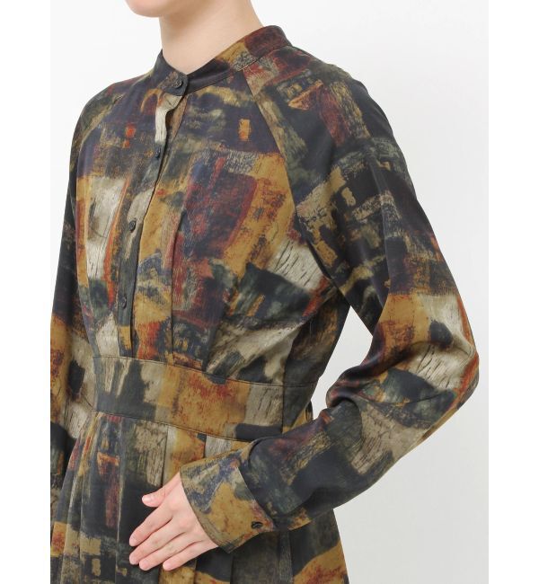 MURUA「ニュアンスパターンマキシワンピース」|ワンピース|