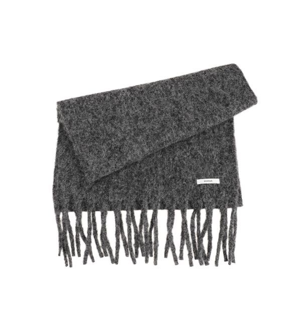 MURUA「ウールライクフリンジマフラー」|マフラー|