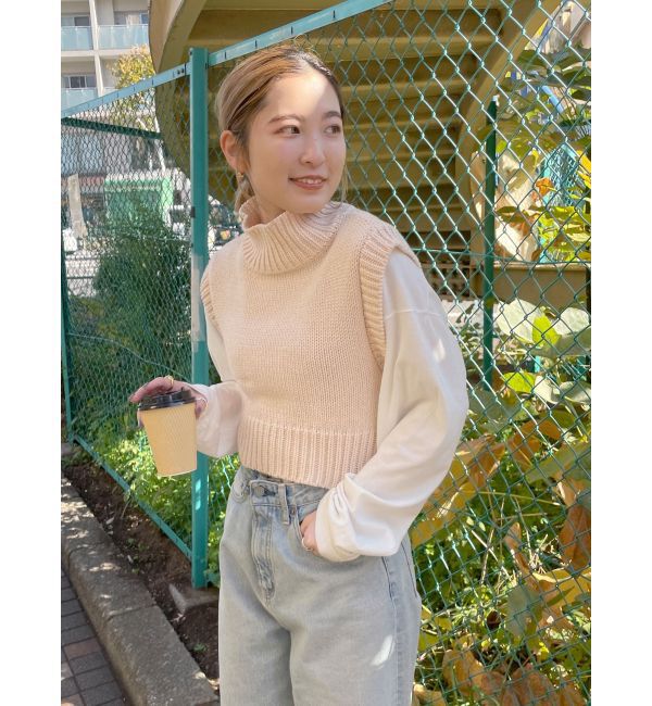 Ungrid「バックレースアップニットセットワンピース」|ワンピース|