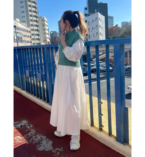 Ungrid「バックレースアップニットセットワンピース」|ワンピース|