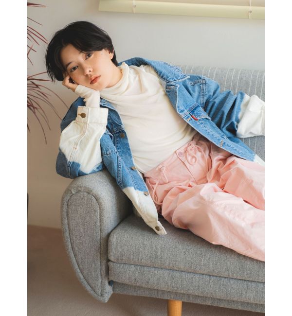 Ungrid「ハイネックシアーロングスリーブTee」|Tシャツ・カットソー|オフホワイト