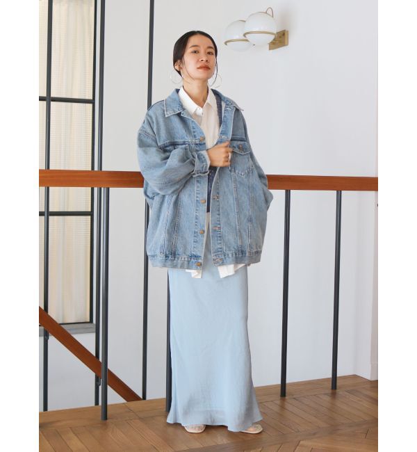 Ungrid「フィットサテンスカート」|スカート|