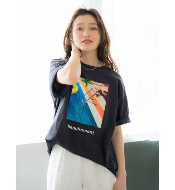 Ungrid「フォトビッグロゴTee」|Tシャツ・カットソー|