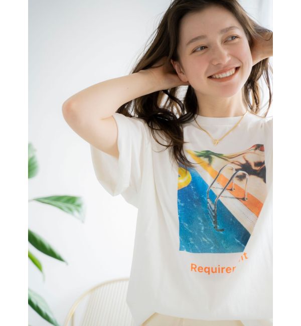 Ungrid「フォトビッグロゴTee」|Tシャツ・カットソー|