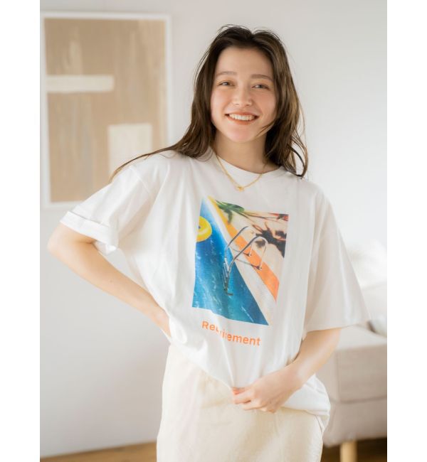 Ungrid「フォトビッグロゴTee」|Tシャツ・カットソー|
