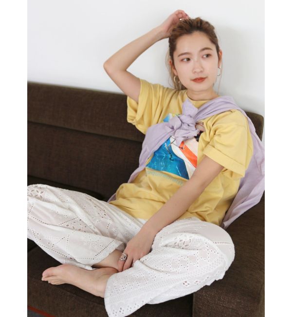 Ungrid「フォトビッグロゴTee」|Tシャツ・カットソー|