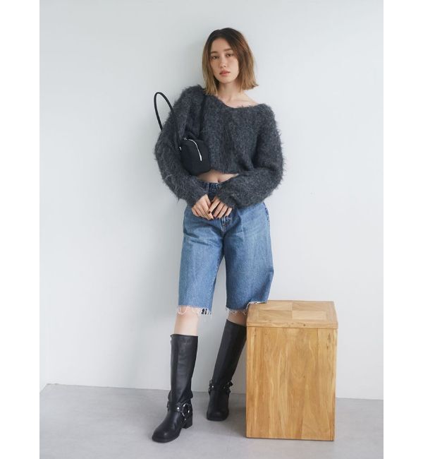 Ungrid「エンジニアロングブーツ」|ロングブーツ|