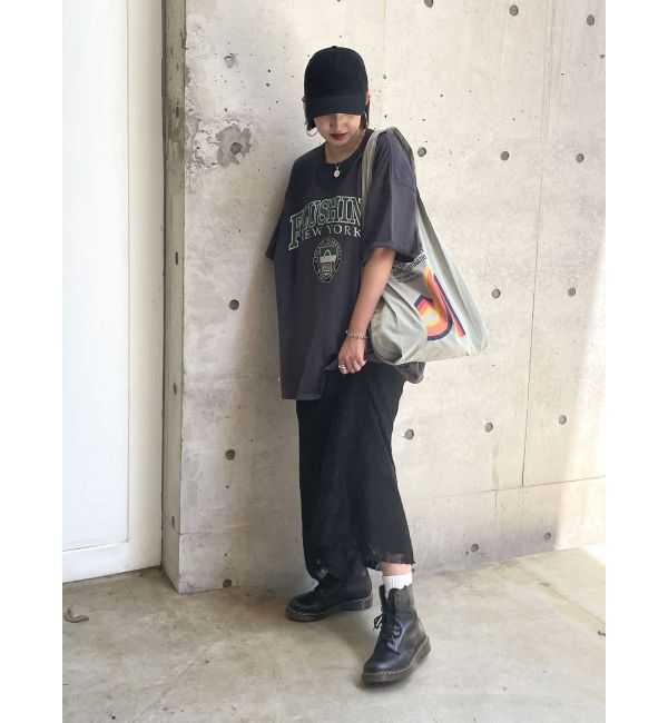 Ungrid「カレッジロゴビッグTee」|Tシャツ・カットソー|