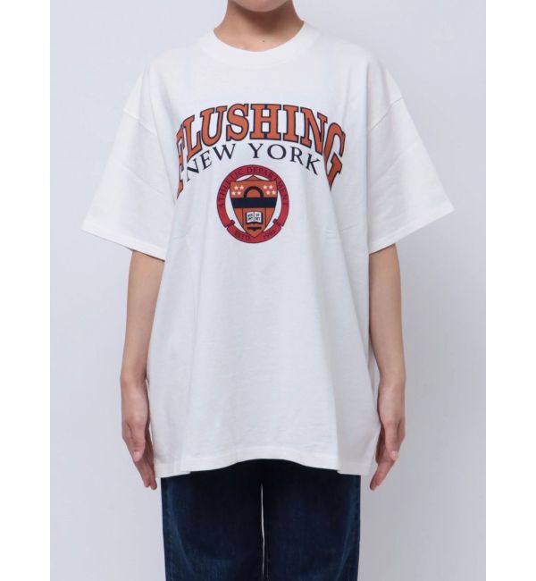 Ungrid「カレッジロゴビッグTee」|Tシャツ・カットソー|