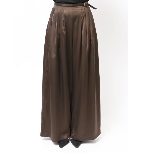 LAGUNAMOON「シルエットタックワイドパンツ」|その他|