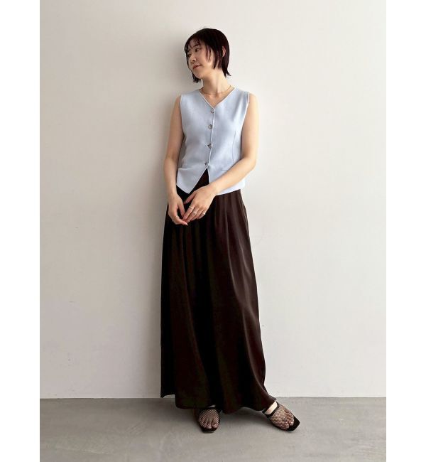 LAGUNAMOON「シルエットタックワイドパンツ」|その他|