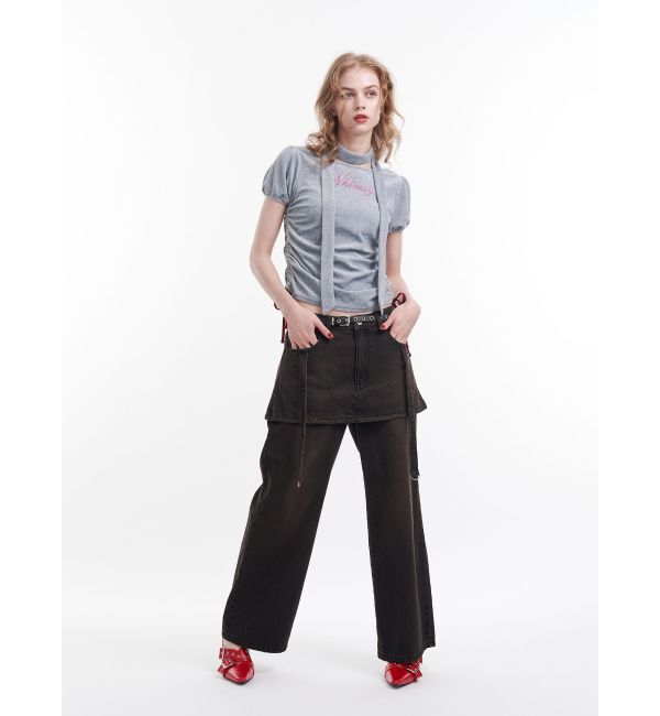 jouetie「ベロアチョーカートップス」|Tシャツ・カットソー|