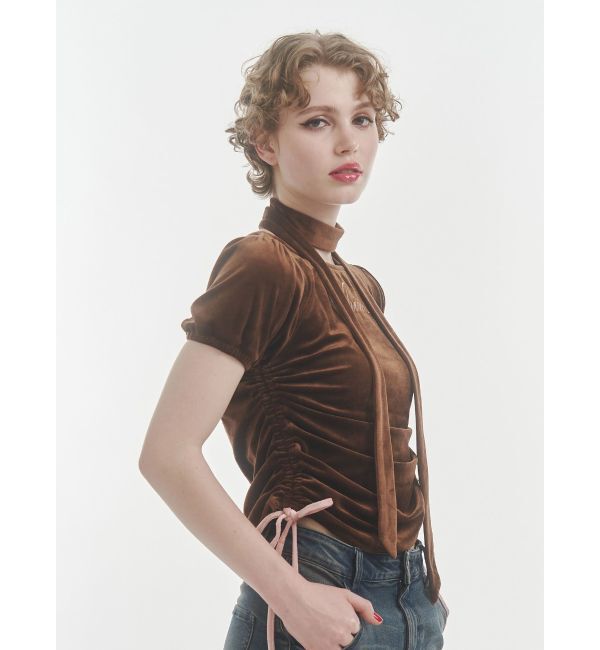 jouetie「ベロアチョーカートップス」|Tシャツ・カットソー|