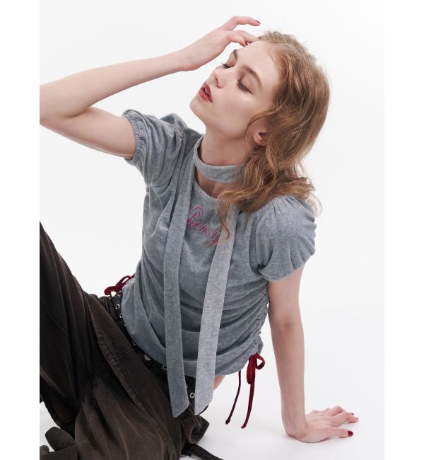 jouetie「ベロアチョーカートップス」|Tシャツ・カットソー|