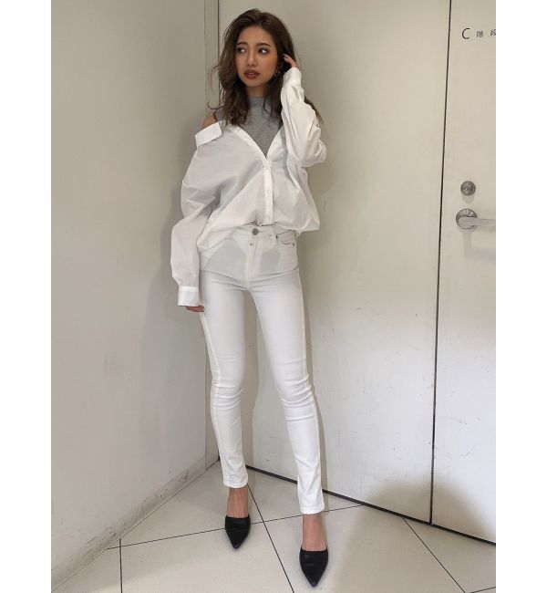 GYDA「ドッキングオフショルチュニックシャツ」|シャツ・ブラウス|