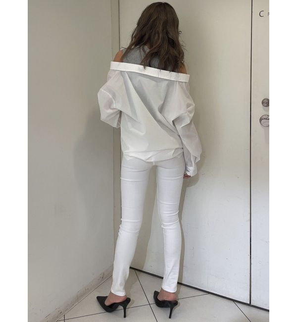 GYDA「ドッキングオフショルチュニックシャツ」|シャツ・ブラウス|