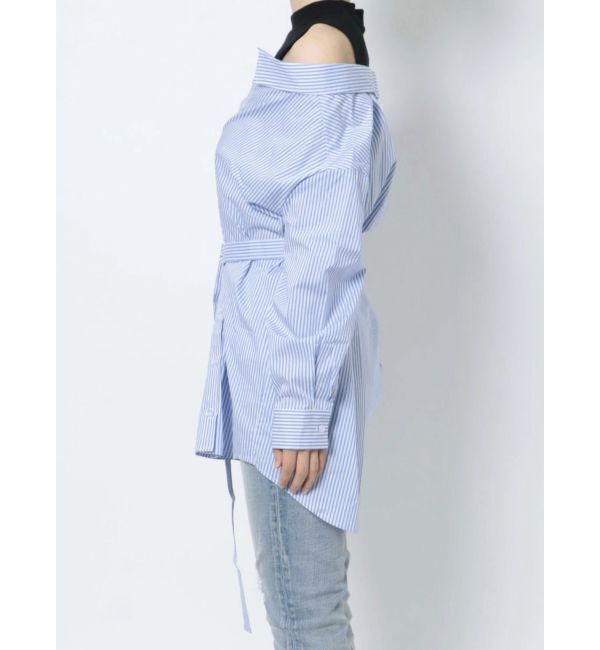 GYDA「ドッキングオフショルチュニックシャツ」|シャツ・ブラウス|