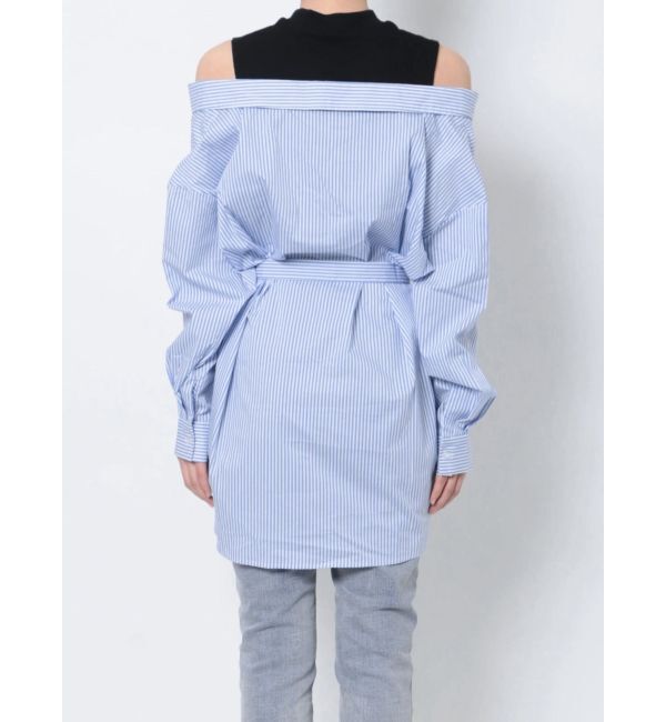 GYDA「ドッキングオフショルチュニックシャツ」|シャツ・ブラウス|