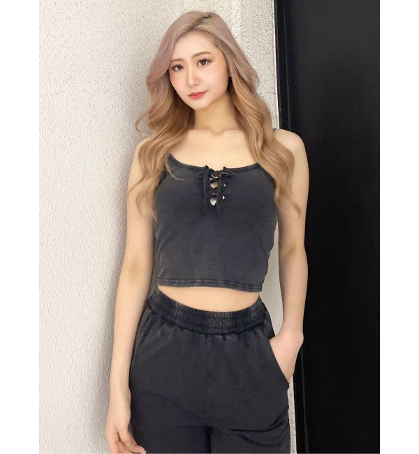GYDA「フロントレースアップブリーチビスチェ」|キャミソール|