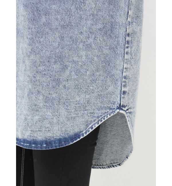 GYDA「ケミカルデニムLOOSEシャツ」|シャツ・ブラウス|