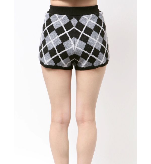 GYDA「アーガイルニットショートパンツ」|その他|