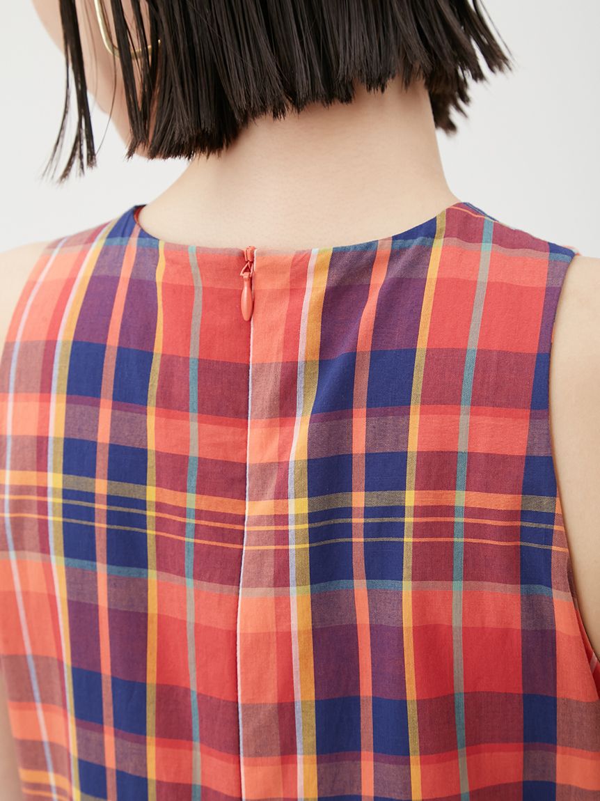 Mila Owen「【ウォッシャブル】クルーネックアメスリティアードロングワンピース」|ワンピース|