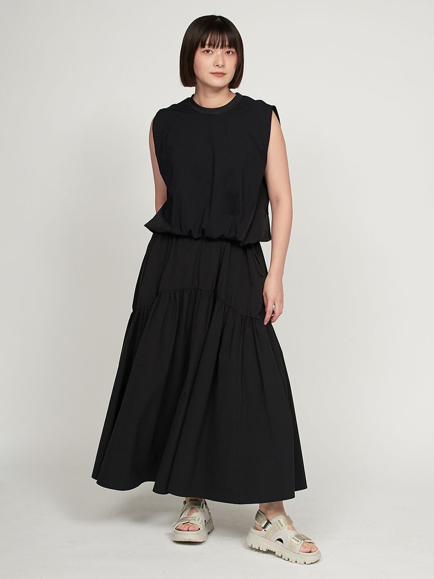 emmi atelier「カットセットワンピース」|ワンピース|BLK