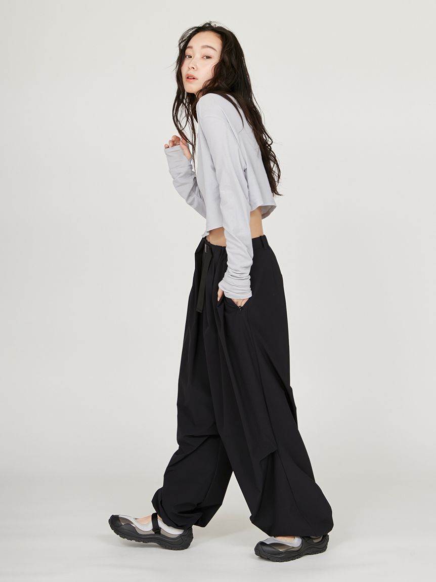 emmi atelier「2way クロップド丈トップス」|Tシャツ・カットソー|