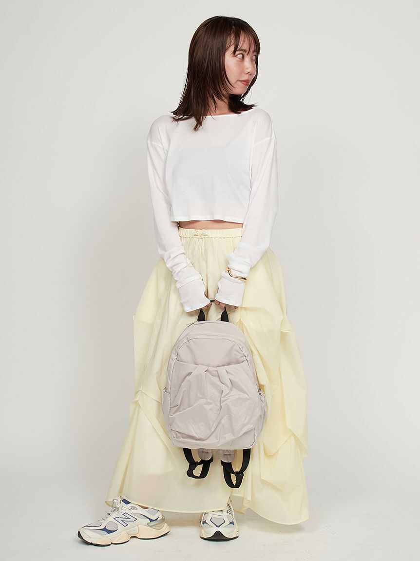 emmi atelier「2way クロップド丈トップス」|Tシャツ・カットソー|