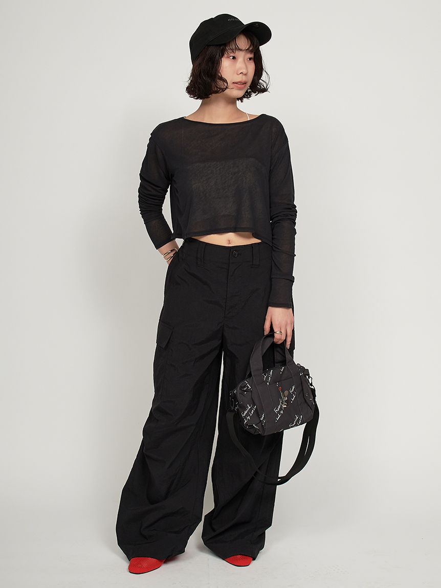 emmi atelier「2way クロップド丈トップス」|Tシャツ・カットソー|