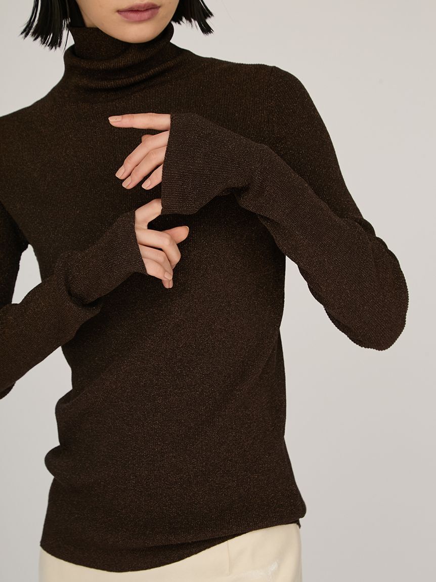 emmi atelier「シアータートルネックトップス」|Tシャツ・カットソー|