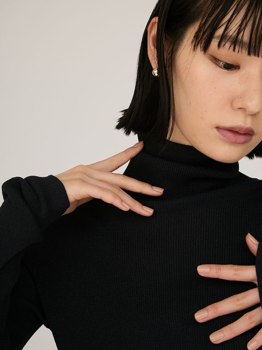 emmi atelier「シアータートルネックトップス」|Tシャツ・カットソー|