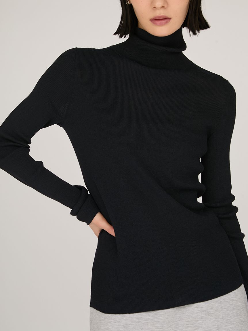 emmi atelier「シアータートルネックトップス」|Tシャツ・カットソー|DNVY