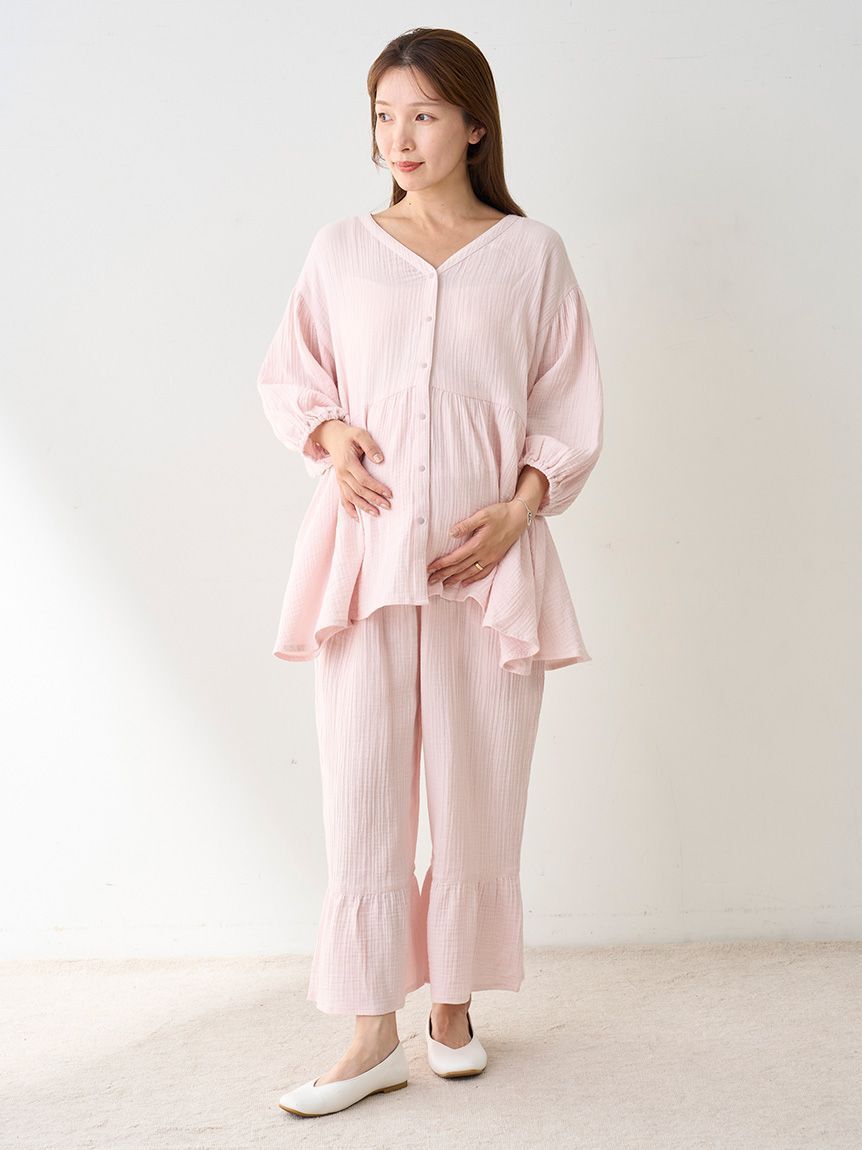 GELATO PIQUE KIDS & BABY「マタニティガーゼロングパンツ」|マタニティ・ママグッズ|