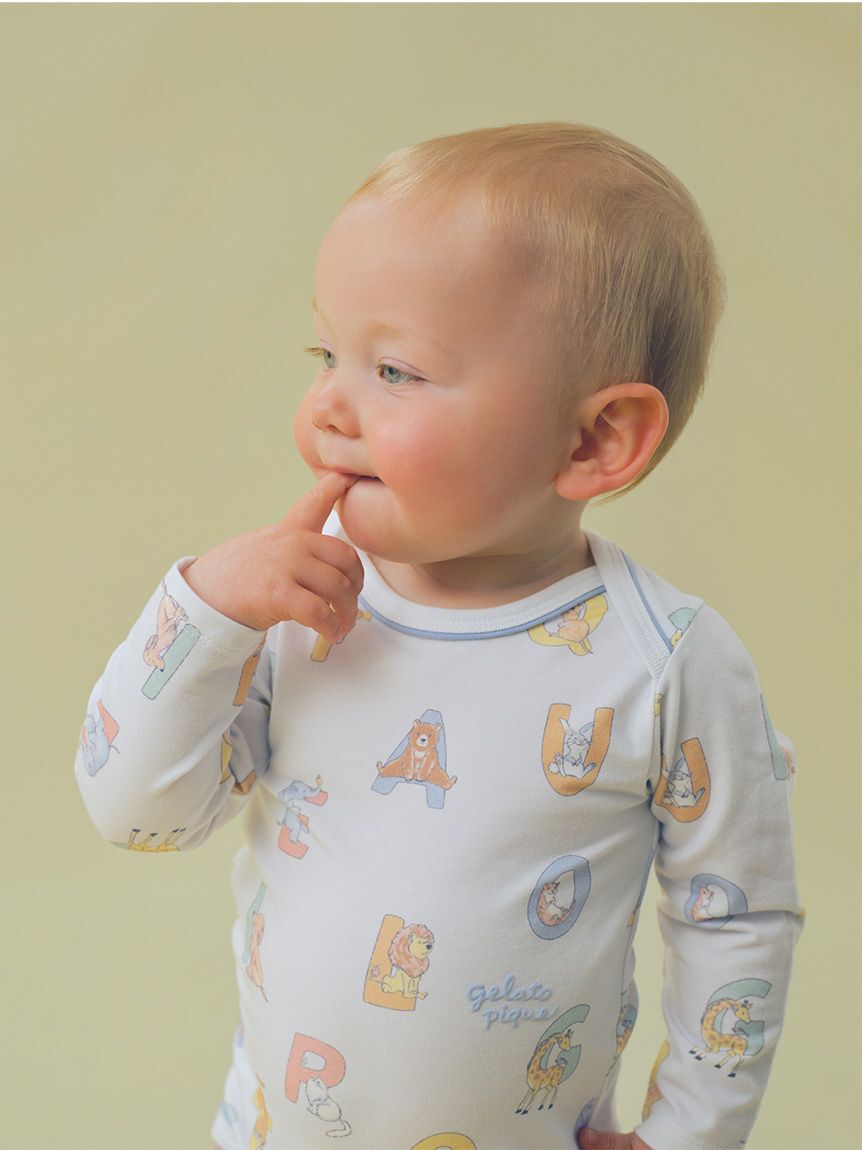 GELATO PIQUE KIDS & BABY「【BABY】長袖ボディスーツ」|ロンパース|BLU