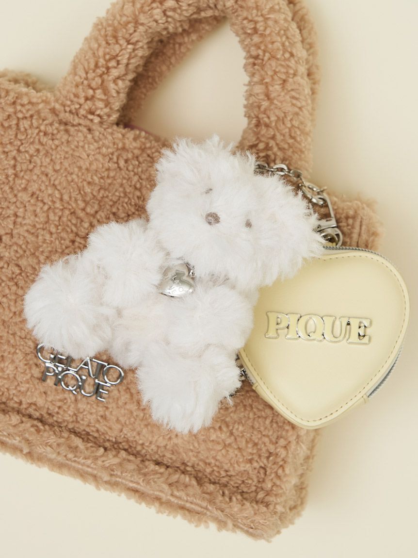 gelato pique「ハートポーチチャーム」|ポーチ|YEL