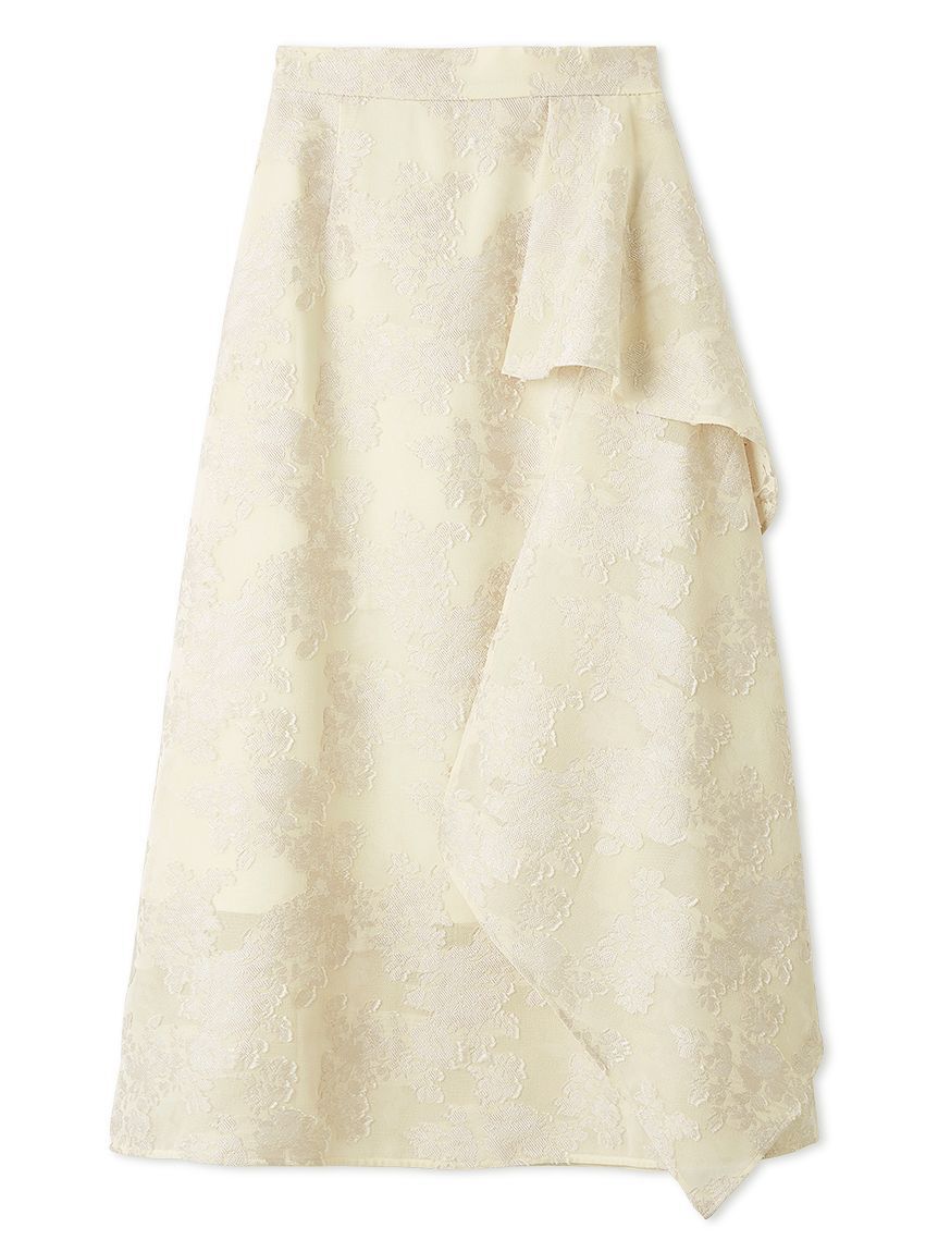 SNIDEL「フラワーカットジャガードスカート」|スカート|IVR