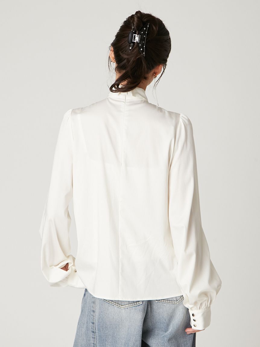 FRAY I.D「ビッグボウタイブラウス」|シャツ・ブラウス|