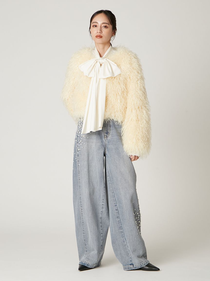 FRAY I.D「ビッグボウタイブラウス」|シャツ・ブラウス|