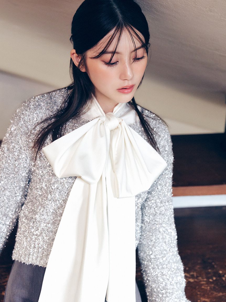 FRAY I.D「ビッグボウタイブラウス」|シャツ・ブラウス|